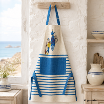 Küchenschürze aus der Bretagne als Geschenkidee